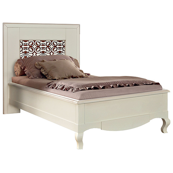 Кровать одинарная «Видана Люкс» П445.02-4, Цвет: Светлый Ром