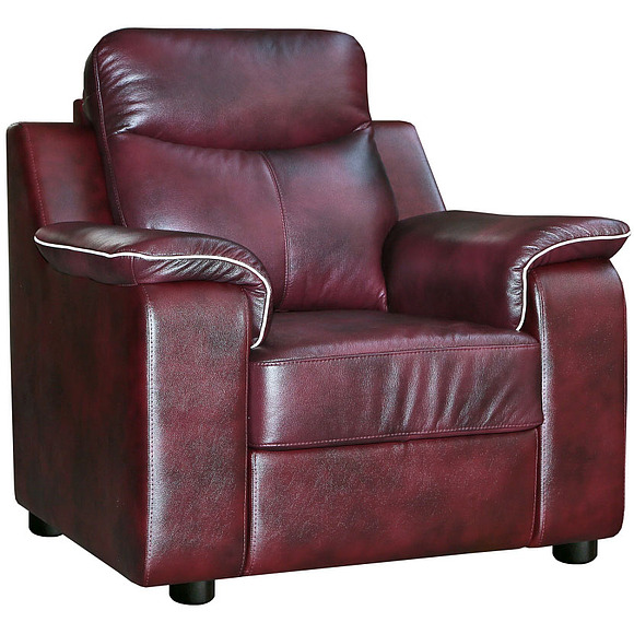 Кресло «Люксор» (12), Материал: натуральная кожа, Группа ткани: 115 группа, Механизм трансформации: без механизма