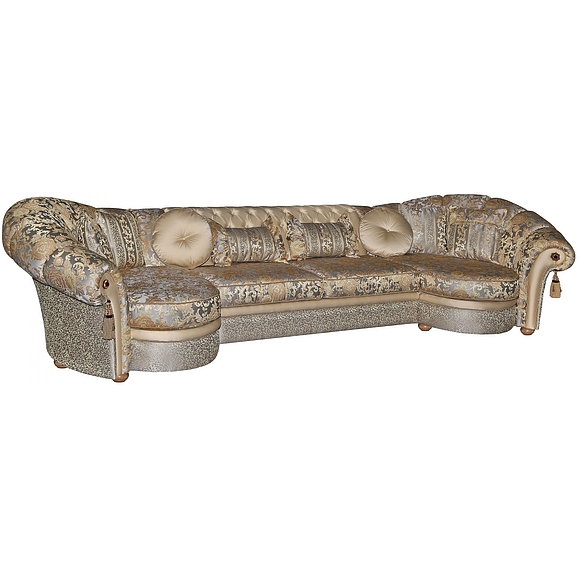 Угловой диван «Мадлен» (4L30м4R), Материал: ткань, Группа ткани: 25 группа, Механизм трансформации: с механизмом