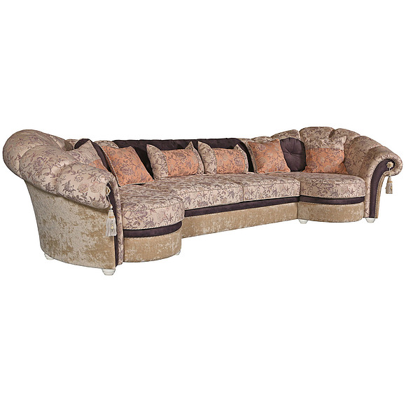 Угловой диван «Мадлен» (4L30м4R), Материал: ткань, Группа ткани: 24 группа, Механизм трансформации: с механизмом