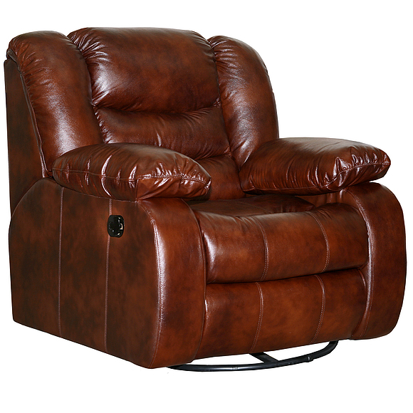 Кресло-реклайнер «Манчестер 1» (1Р) - спецпредложение, Материал: комбинированный, Группа ткани: 115 группа