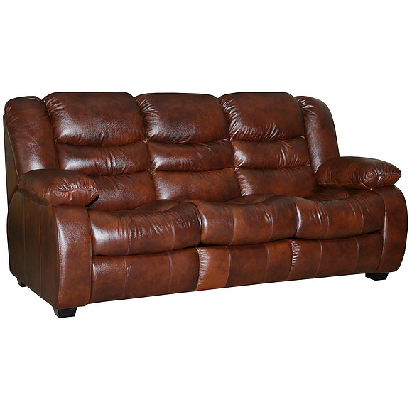 3-х местный диван «Манчестер 1» (3м) - спецпредложение, Материал: натуральная кожа, Группа ткани: 120 группа