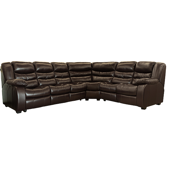 Угловой диван «Манчестер 1» (3мL/R902R/L), Материал: натуральная кожа, Группа ткани: 140 группа