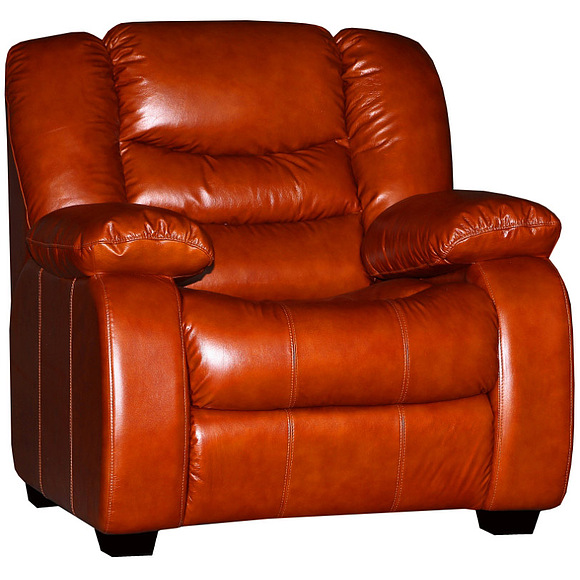 Кресло «Манчестер 1» (12), Материал: натуральная кожа, Группа ткани: 150 группа