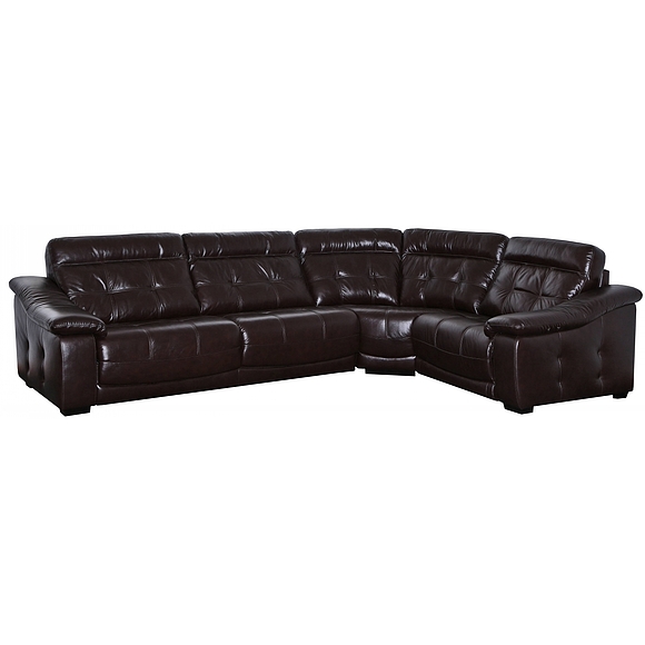 Угловой диван «Мирано» (3мL/R901R/L), Материал: натуральная кожа, Группа ткани: 140 группа