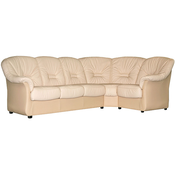 Угловой диван «Омега» (3мL/R901R/L), Материал: натуральная кожа, Группа ткани: 115 группа