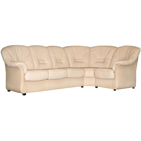 Угловой диван «Омега» (3мL/R901R/L) - спецпредложение, Материал: натуральная кожа, Группа ткани: 120 группа, Механизм трансформации: с механизмом