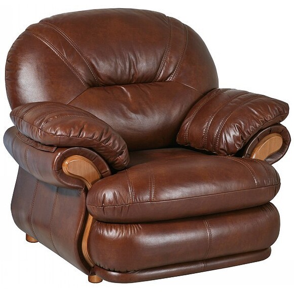 Кресло «Орлеан» (12), Материал: натуральная кожа, Группа ткани: 140 группа, Механизм трансформации: без механизма