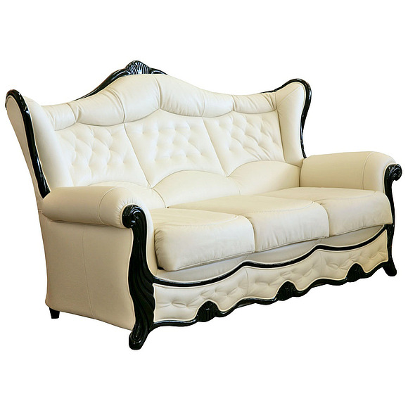 3-х местный диван «Патриция» (3м), Материал: натуральная кожа, Группа ткани: 120 группа, Механизм трансформации: с механизмом