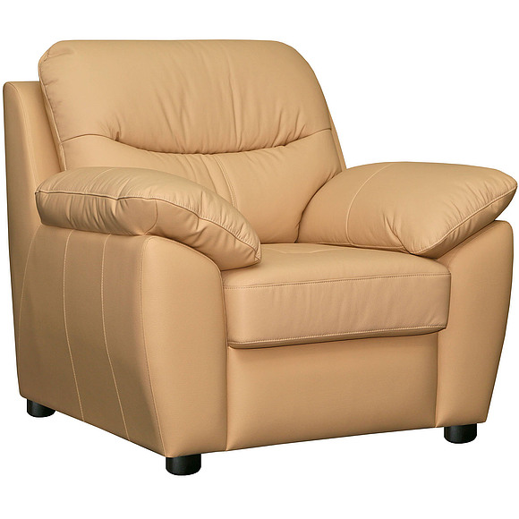 Кресло «Плаза» (12), Материал: натуральная кожа, Группа ткани: 140 группа, Механизм трансформации: без механизма