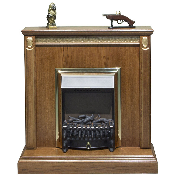 Портал для камина «Милана 12с» П265.12с, Цвет: Черешня с золочением