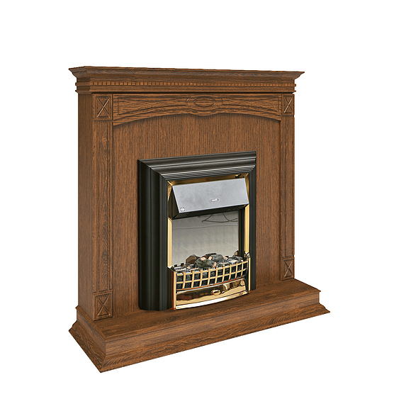 Портал для камина «Верди Люкс 1» П487.24, Цвет: Черешня