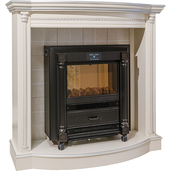 Портал для камина «Валенсия 3» П244.75, Цвет: Античная темпера с серебром