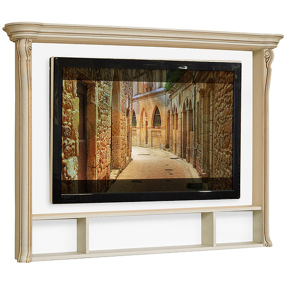 Полка «Алези 1» П350.21, Цвет: Слоновая кость с золочением (polka_alezi_1_p350_21_slon_kost_zoloto5acb07caa5176-1-1.jpg) Полка «Алези 1» П350.21, Цвет: Слоновая кость с золочением