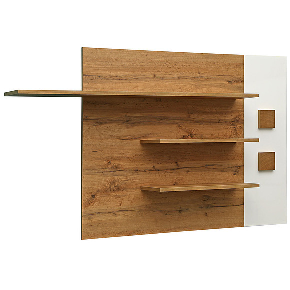 Полка «Гелиос» П550.09, Цвет: Дуб Вотан + белый