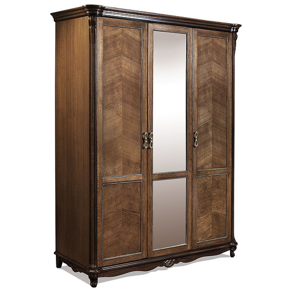 Шкаф 3-х дверный «Алези» П349.01, Цвет: Табак