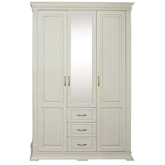 Шкаф «Верди Люкс» П434.10, Цвет: Слоновая кость