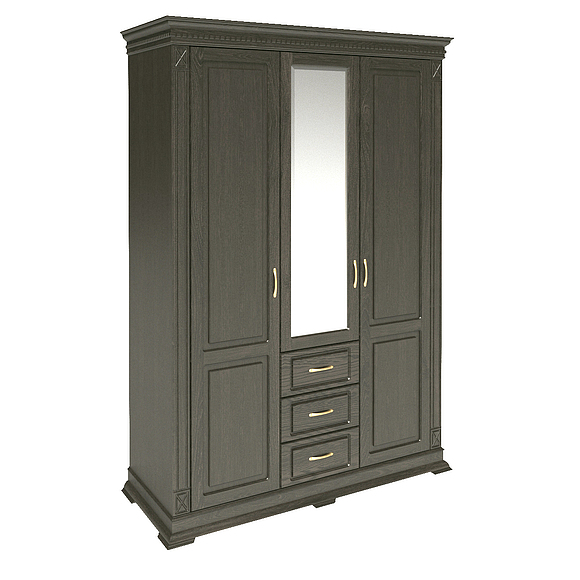 Шкаф «Верди Люкс» П434.10, Цвет: Венге