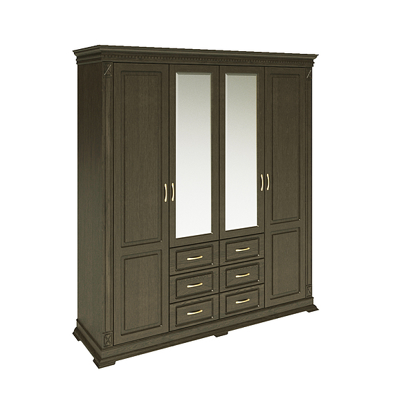 Шкаф «Верди Люкс» П434.01, Цвет: Венге