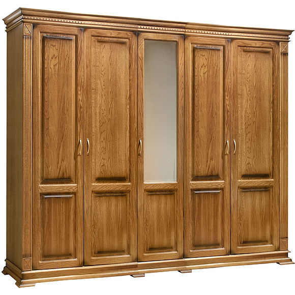 Шкаф «Верди Люкс» П434.12, Цвет: Дуб рустикаль с патинированием