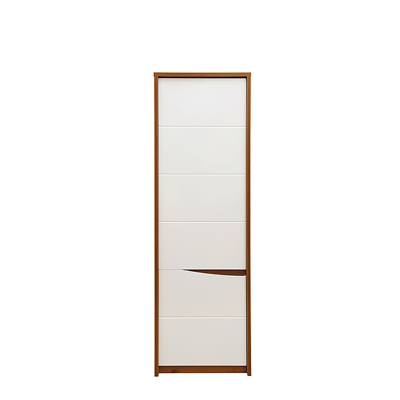 Шкаф «Монако» П510.12, Материал: каркас без подсветки, Цвет: Дуб Саттер+Белый глянец (shkaf_Monaco_P510-12_bp.jpg) Шкаф «Монако» П510.12, Материал: каркас без подсветки, Цвет: Дуб Саттер+Белый глянец