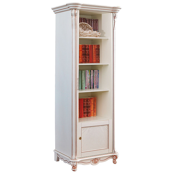 Шкаф «Алези 8» П350.22, Цвет: Слоновая кость с золочением