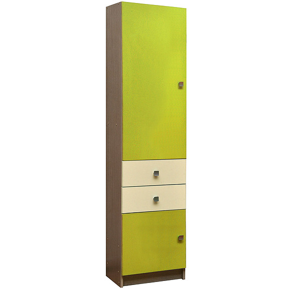Шкаф «Бонни» П027.24, Материал: ДСП ламинированная, Цвет: Лайм