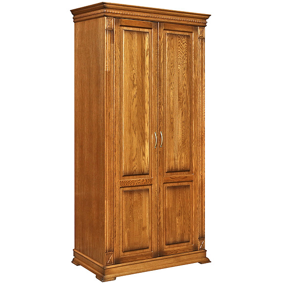 Шкаф для одежды «Верди Люкс» П433.10, Цвет: Дуб рустикаль с патинированием