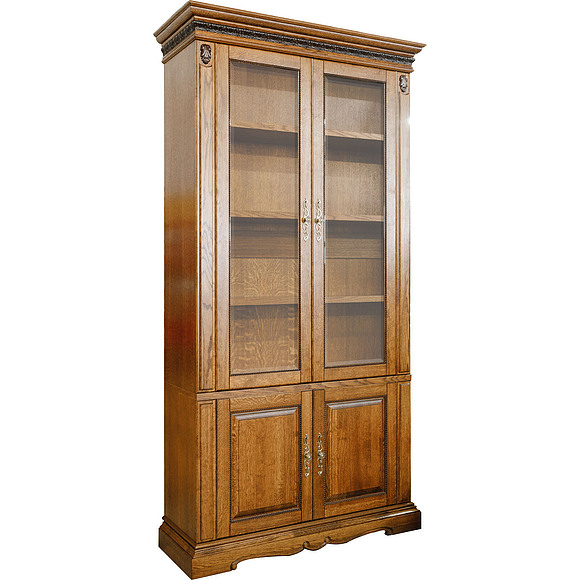 Шкаф комбинированный «Милана 2Д» П396.10, Цвет: Черешня