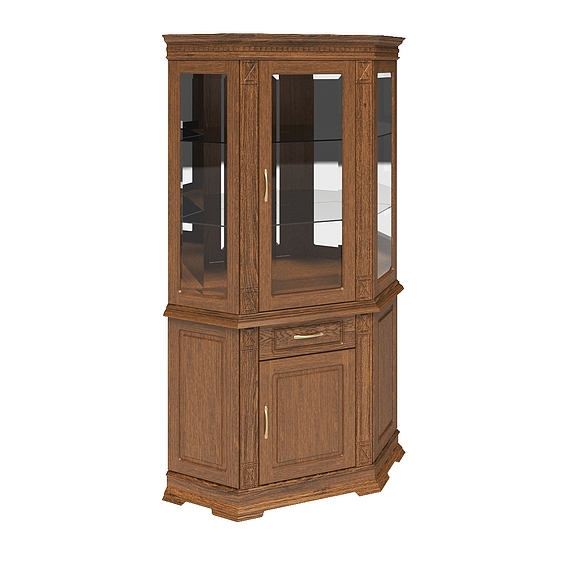 Шкаф комбинированный «Верди Люкс 1уз» П487.18з, Цвет: Черешня