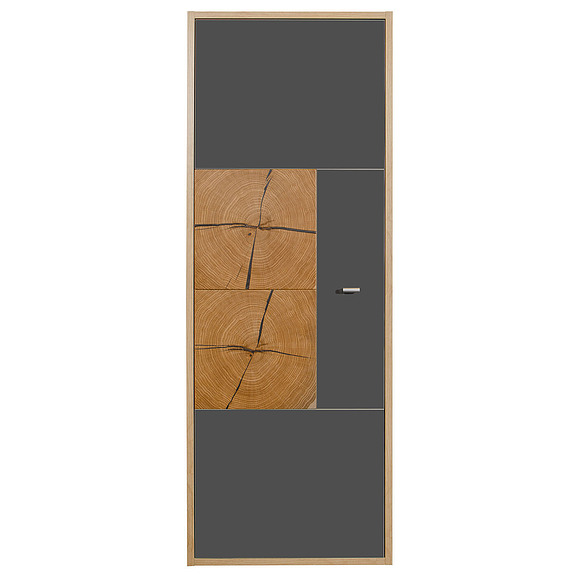 Шкаф навесной «Гелиос» П550.30, Цвет: Дуб Вотан + серый