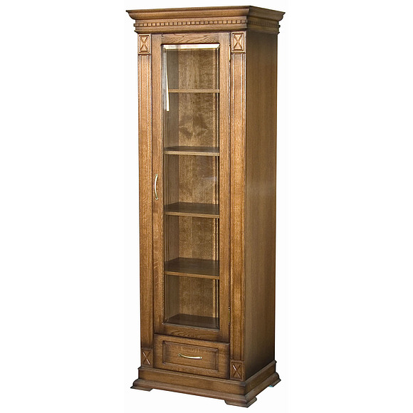 Шкаф «Верди Люкс 1/1» П487.26, Цвет: Дуб рустикаль с патинированием