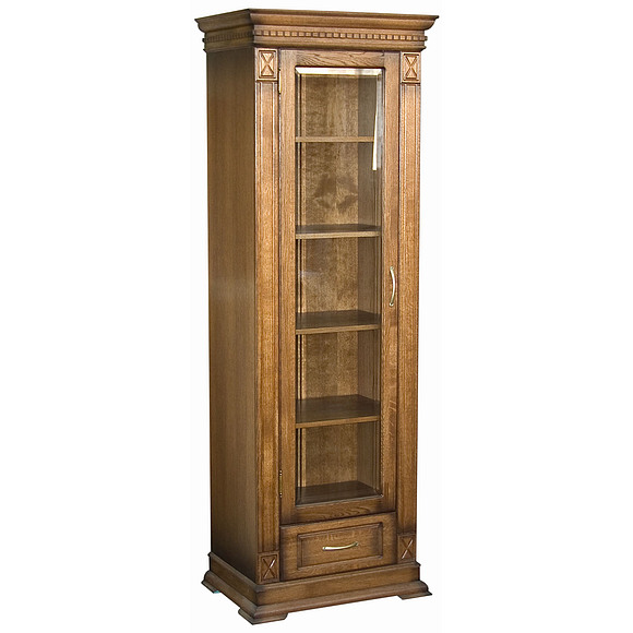 Шкаф «Верди Люкс 1/1» П487.26-01, Цвет: Дуб рустикаль с патинированием