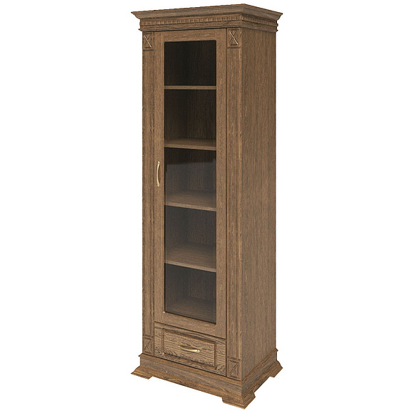 Шкаф «Верди Люкс 1/1» П487.26, Цвет: Дуб рустикаль