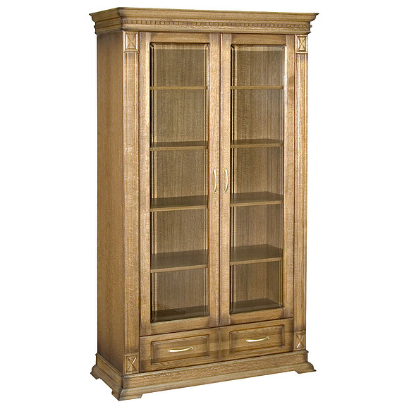 Шкаф «Верди Люкс 2/1» П487.27, Цвет: Дуб рустикаль с патинированием