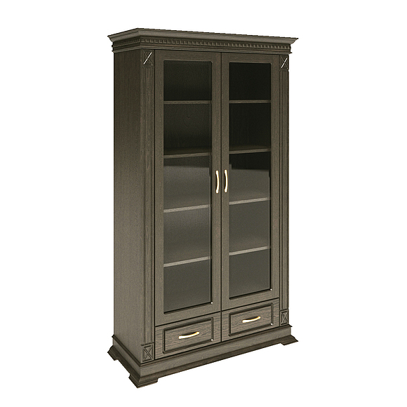 Шкаф «Верди Люкс 2/1» П487.27, Цвет: Венге