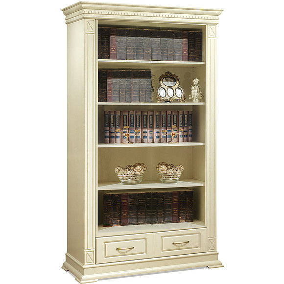 Шкаф «Верди Люкс 2» П487.22, Цвет: Слоновая кость