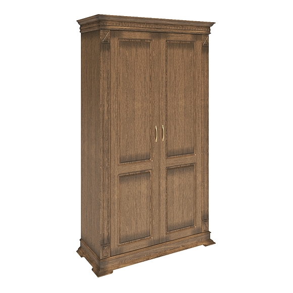 Шкаф «Верди Люкс 2/2» П487.35, Цвет: Дуб рустикаль с патинированием