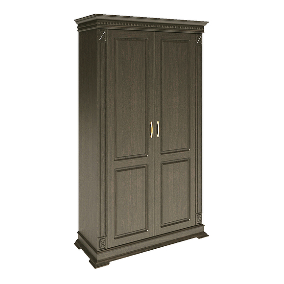 Шкаф «Верди Люкс 2/2» П487.35, Цвет: Венге