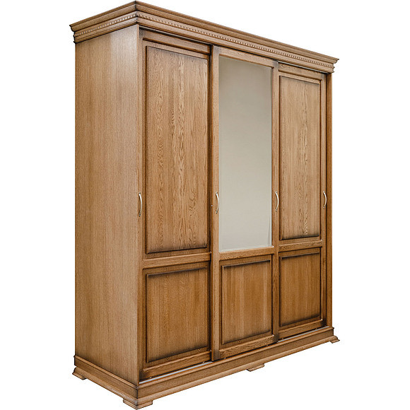 Шкаф-купе «Верди Люкс» П434.61, Цвет: Дуб рустикаль с патинированием