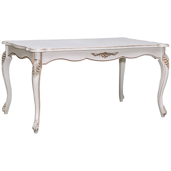 Стол «Алези 3» П353.07, Цвет: Слоновая кость с золочением