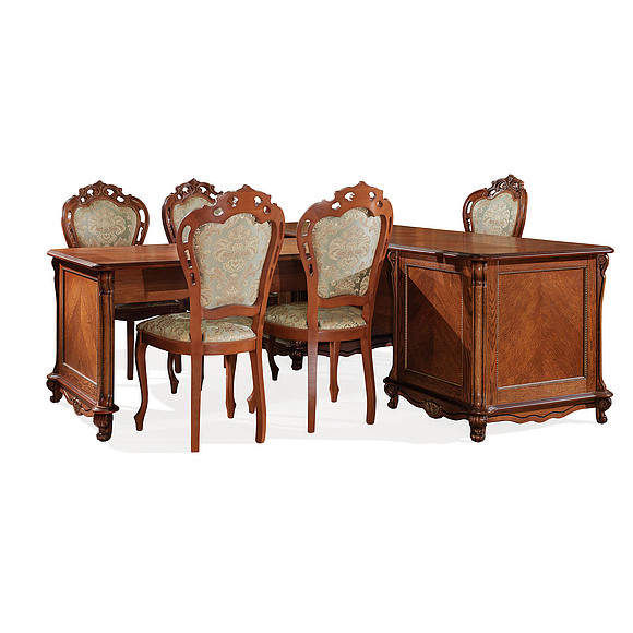 Стол письменный «Алези» П395.05, Цвет: Античная бронза