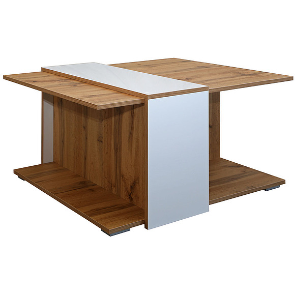 Стол журнальный «Гелиос» П550.11, Цвет: Дуб Вотан + белый