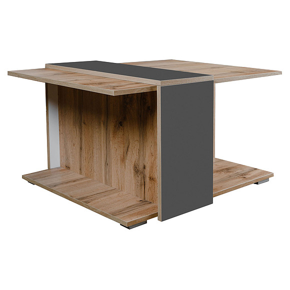 Стол журнальный «Гелиос» П550.11, Цвет: Дуб Вотан + серый