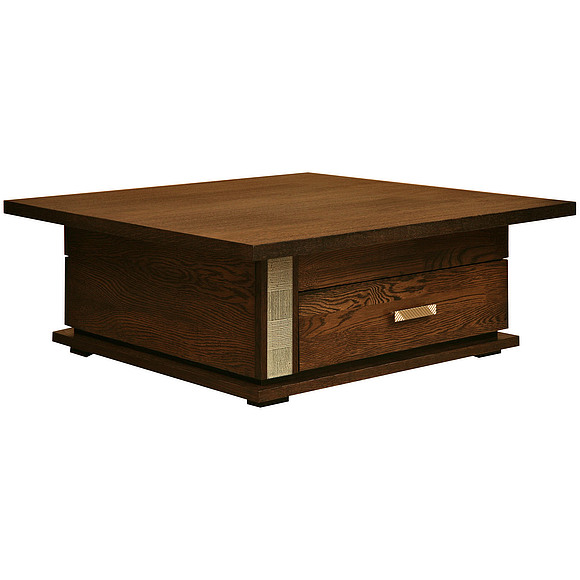 Стол журнальный «Тунис» П343.04-1Ш, Цвет: Венге+золото