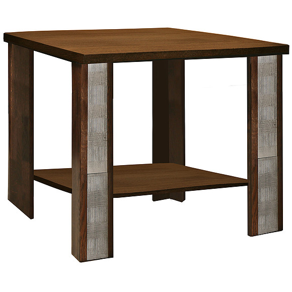 Стол журнальный «Тунис» П343.10Ш, Цвет: Венге+серебро