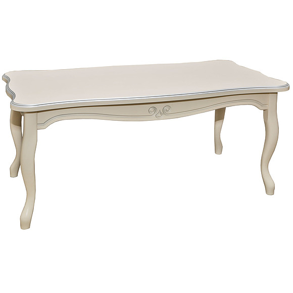 Стол журнальный «Валенсия 21» П375.03, Цвет: Античная темпера с серебром