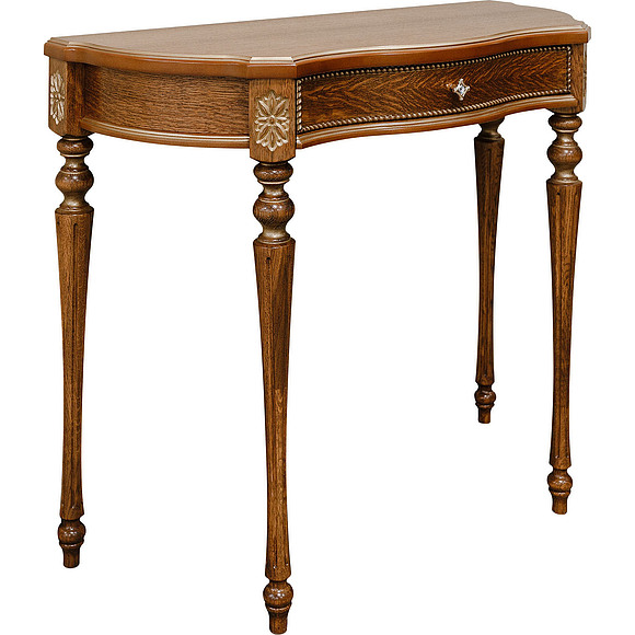 Стол-консоль П613.09, Цвет: Палисандр с золочением