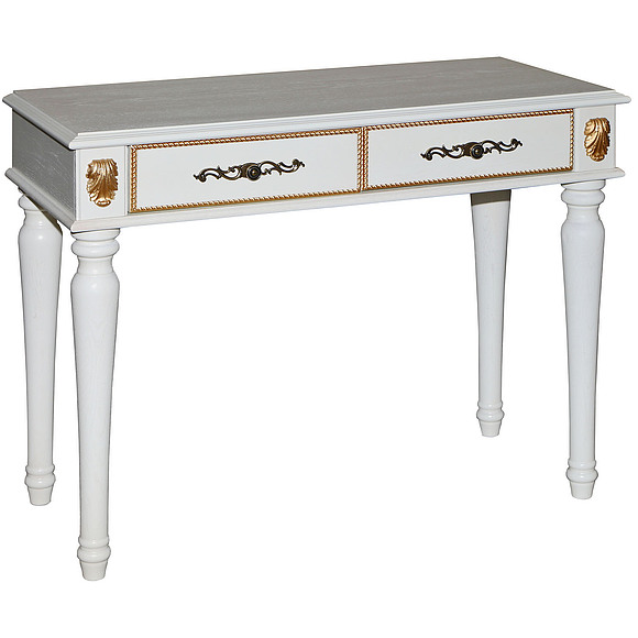 Стол «Милана 22Тс» П294.22с, Цвет: Слоновая кость с золочением