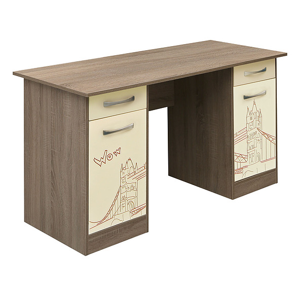 Стол письменный «Бритиш» П551.15, Материал: ДСП ламинированная